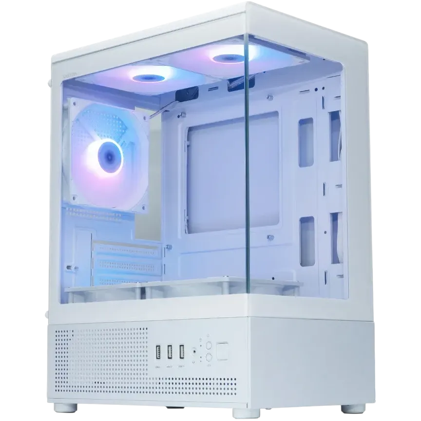 Компьютерный корпус XASTRA Q300M 5ARGB-C6 White (Q300M-5FC12A-C6-WH) купить по выгодной цене! 