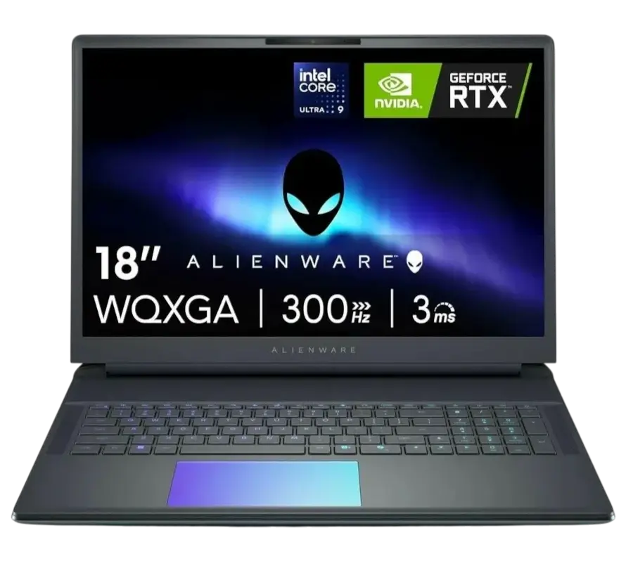 Ноутбук Alienware 18 Area-51 (Core Ultra 9 275HX/18" 2560x1600 300Hz/64Gb/2Tb SSD/NVIDIA GeForce RTX 5090 24Gb/Win 11 Home) Liguid Teal