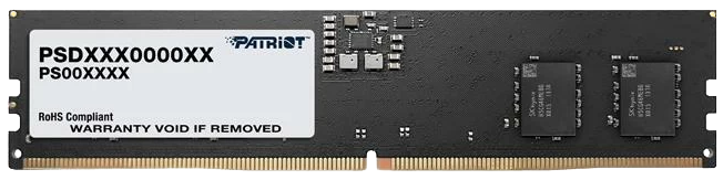 Оперативная память DDR5 16 ГБ 4800 МГц Patriot Signature Line (PSD516G480081) модулей 1 шт. купить по выгодной цене! 