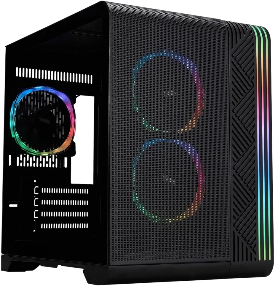 Компьютерный корпус 1STPLAYER VT5 ARGB Black (VT5-BK-3FS7) купить по выгодной цене! 