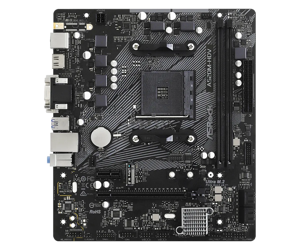 Материнская плата asrock b550m