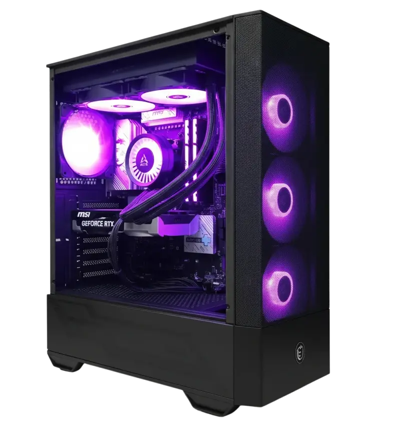 Игровой компьютер 991694 (Core i5-12400F 2.5 ГГц/Intel B760/32 ГБ 6.0 ГГц/1024 SSD/RTX 5060 Ti 8 ГБ/Wi-Fi/650W/MSI MAG FORGE 112R ARGB TG) - купить!