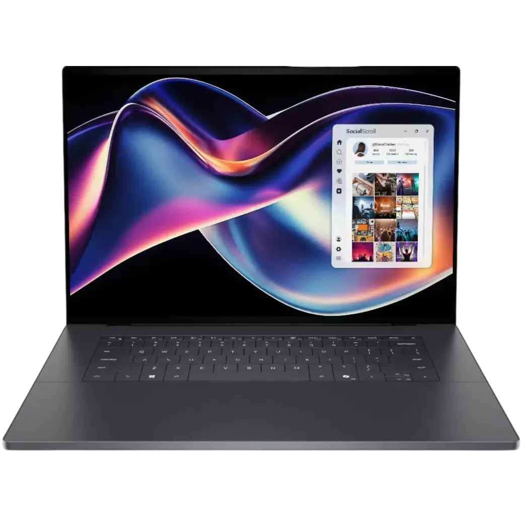 Ноутбук Dell XPS 16 DA16260 (Core Ultra X7 358H (16 ядер, 16 потоков 1.5-4.8GHz)/16" 3200x2000, OLED, сенсорный/32Gb/1Tb SSD/Intel Graphics/Win 11 Home) Graphite