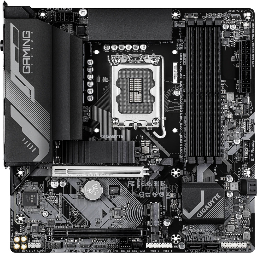 Материнская плата Gigabyte B760M GAMING X WIFI6E GEN5 купить по выгодной цене! 