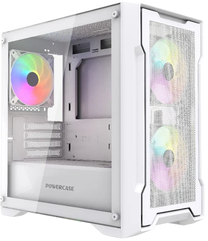 Компьютерный корпус Powercase Mistral Micro X3W ARGB TG White (CMMXW-A3) купить по выгодной цене! 