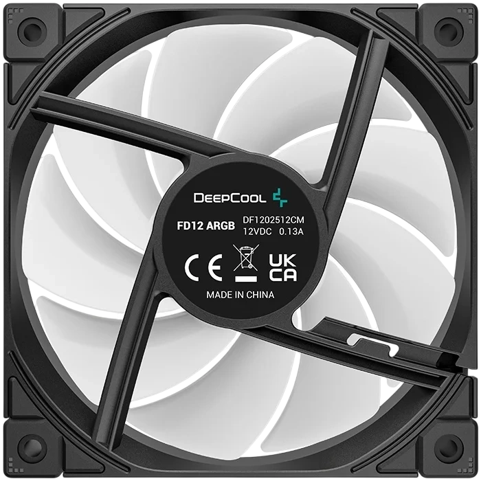 Вентилятор для корпуса Deepcool FD12 ARGB Black BOX