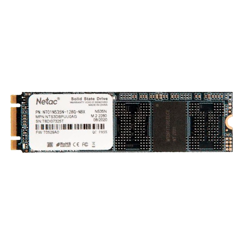 Твердотельный накопитель SSD 128 ГБ M.2 SATA Netac (NT01N535N-128G-N8X)