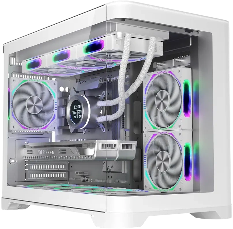 Компьютерный корпус 1STPLAYER UVIEW UV6 White (UV6-WH) купить по выгодной цене! 