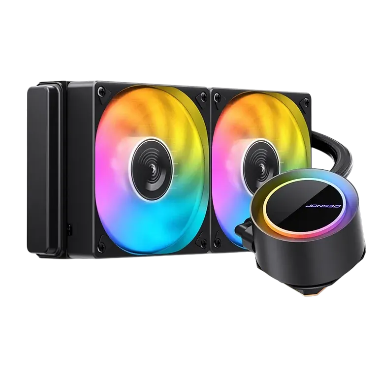 Система водяного охлаждения JONSBO TG-240 ARGB Black PWM купить по выгодной цене! 