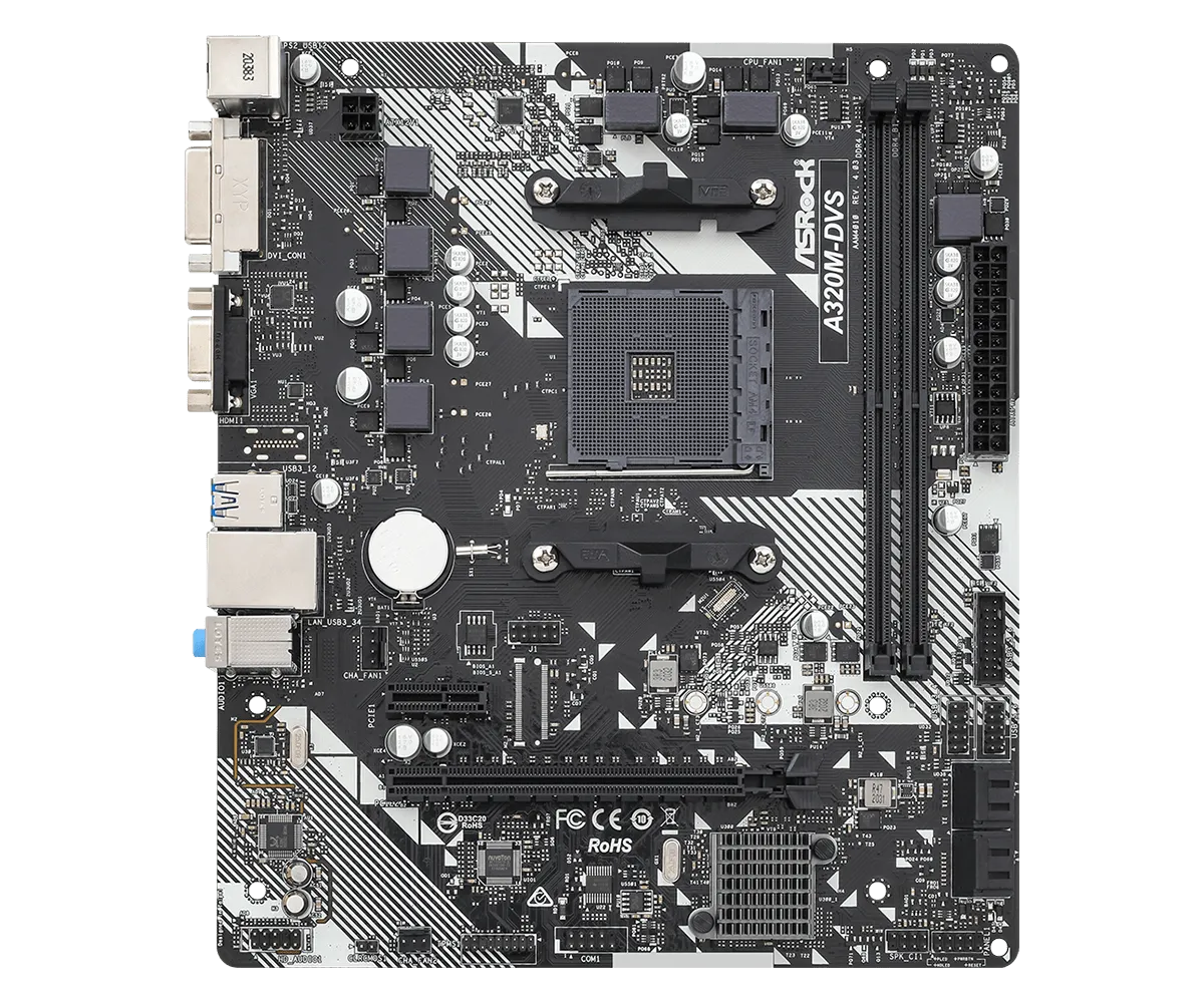 Материнская плата asrock h610m hdv m 2