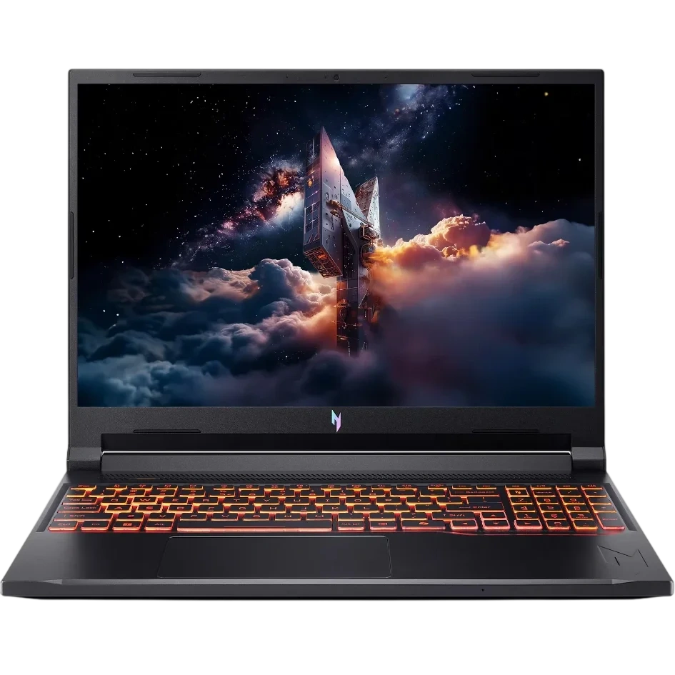 Ноутбук Acer Nitro V 16 AI ANV16-42-R309 (AMD Ryzen 5 240/16" 1920x1200/16Gb/512Gb SSD/NVIDIA GeForce RTX 5050 8Gb/Win 11 Home) Black - фото