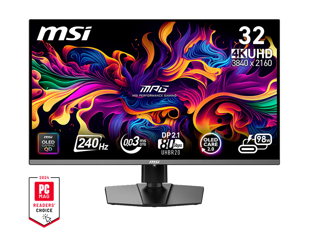Монитор 31.5" MPG 322URX QD-OLED 240Гц UHD