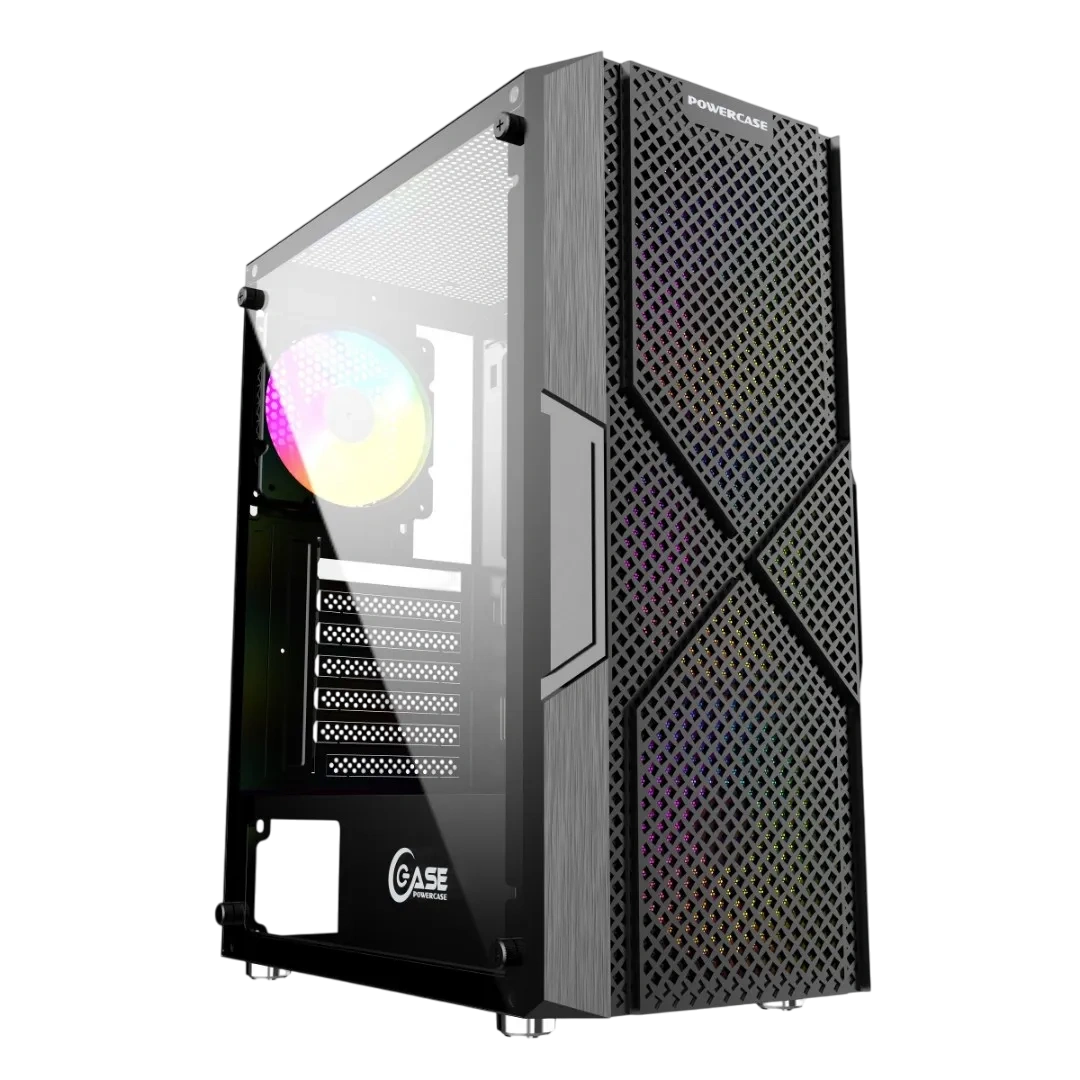 Компьютерный корпус Powercase Mistral T4B TG CMITB-L4 Black купить по выгодной цене! 