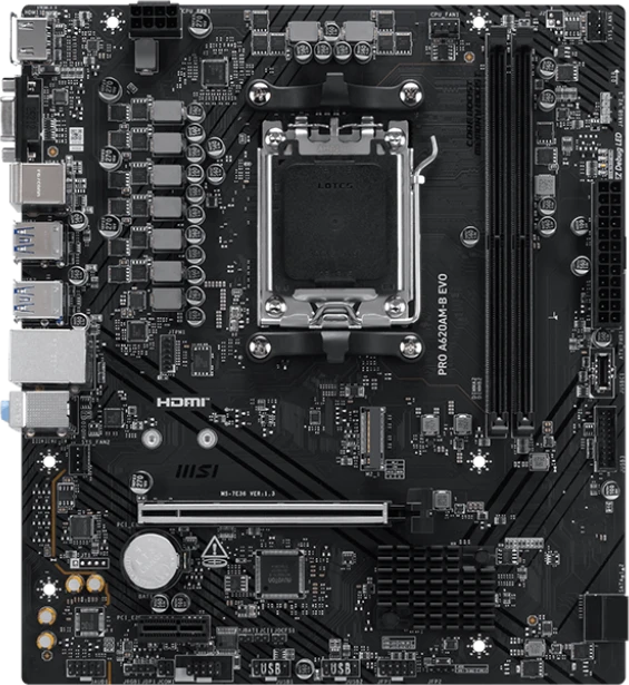 Материнская плата MSI PRO A620AM-B EVO купить по выгодной цене! 