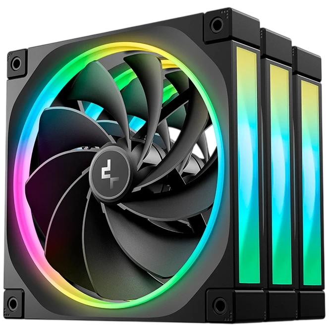 Комплект вентиляторов для корпуса Deepcool FL14R Reverse ARGB Black (FL14R-3 IN 1)