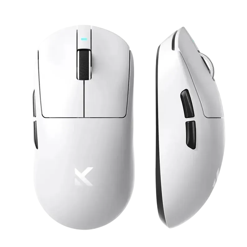 Мышь беспроводная mchose A7 PRO, радиоканал/bluetooth, 8KHz, белая