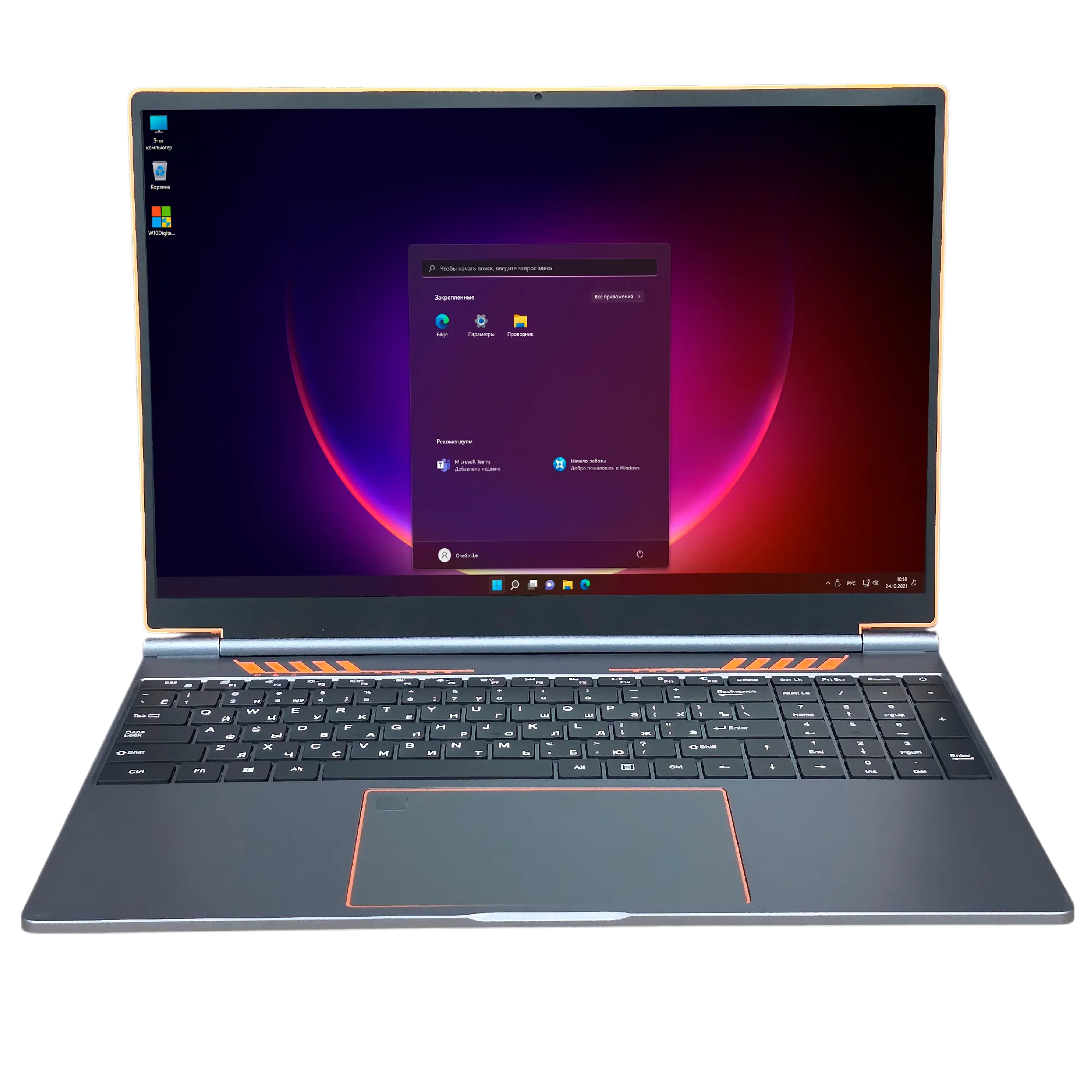 Ноутбук для работы и учебы HY160 (Intel N95/16"/1920x1200/16Gb/512GB SSD/Win 11 Pro) Grey with orange inserts Ноутбук для работы и учебы HY160 (Intel N95/16"/1920x1200/16Gb/512GB SSD/Win 11 Pro) Grey with orange inserts