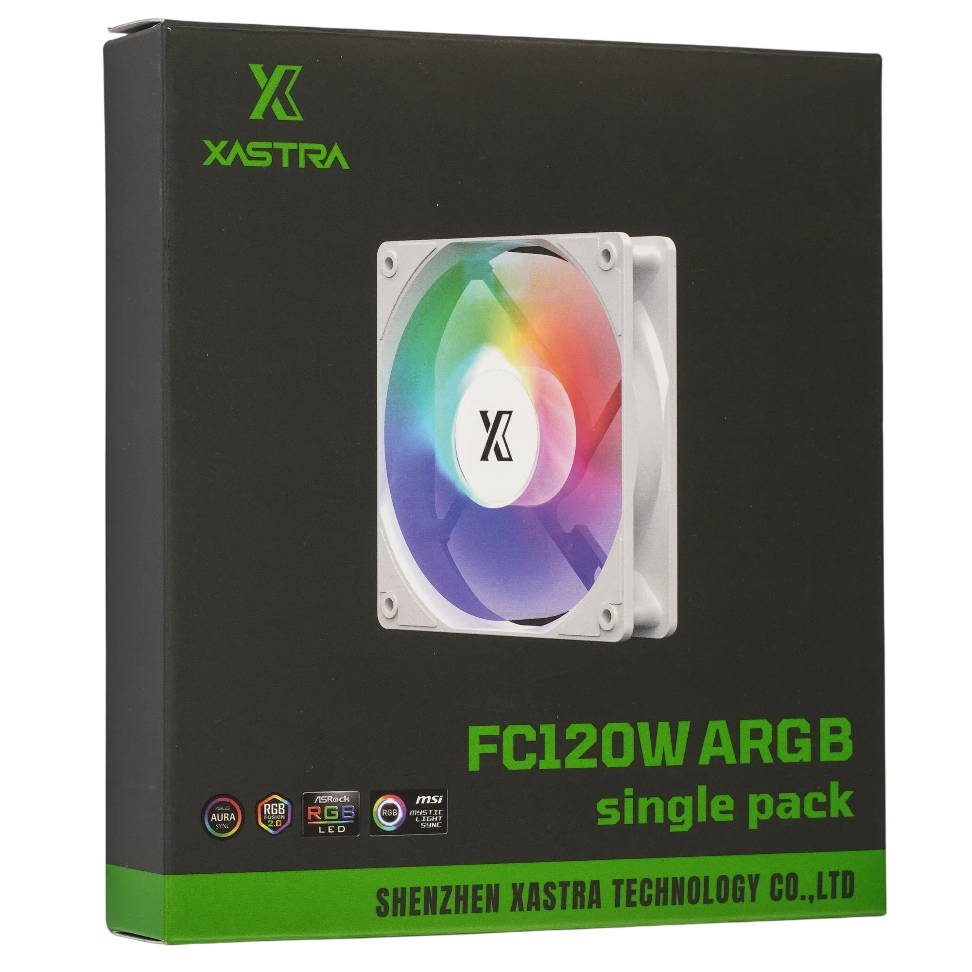 Вентилятор для корпуса XASTRA FC120W ARGB White (FC120-1WA-SXX-GL)