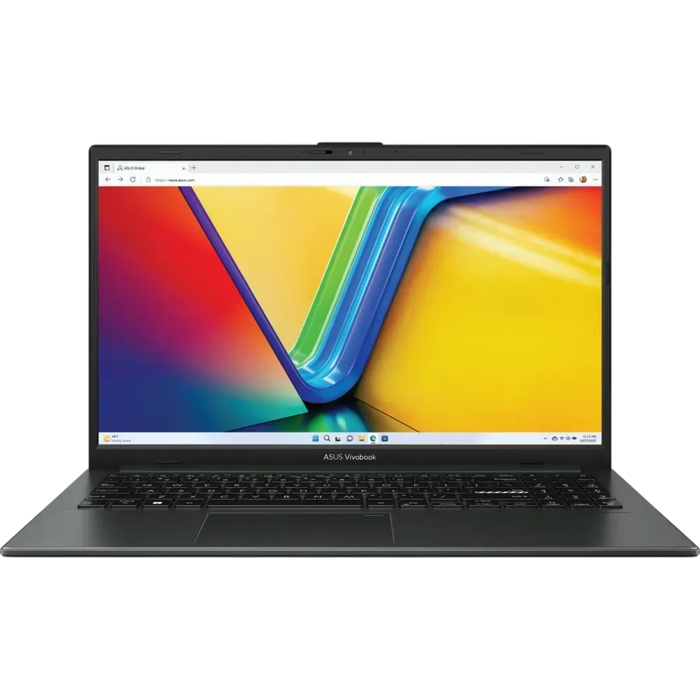 Ноутбук Asus VivoBook E1504GA-BQ562 (Core i3-N305/15.6"/1920x1080/8Gb/256Gb SSD/no OS) 90NB0ZT2-M00XJ0, Black - фото