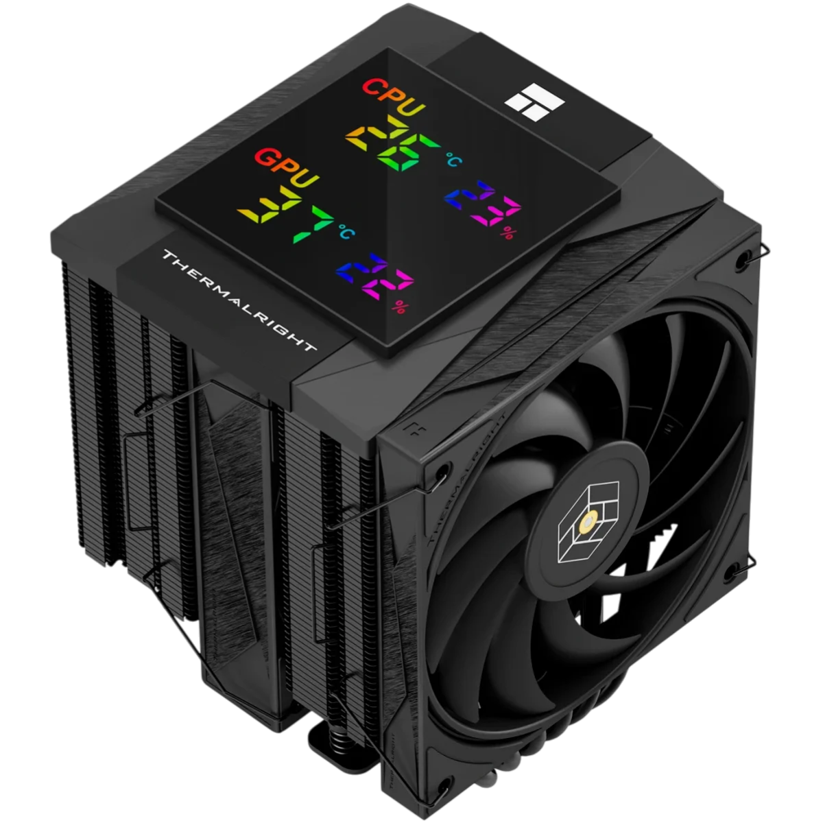 Кулер для процессора Thermalright Royal Knight 120 Digital Black (TRRK120DB)