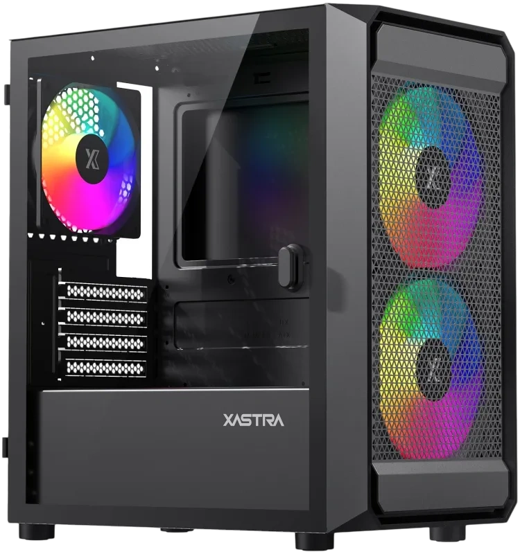 Компьютерный корпус XASTRA A303M 3ARGB Black (A303M-2FC14A-1FC12A-D) купить по выгодной цене! 