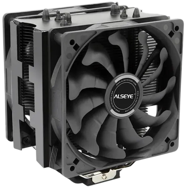 Кулер для процессора ALSEYE S120D-B Universal, TDP 135W PWM, RTL