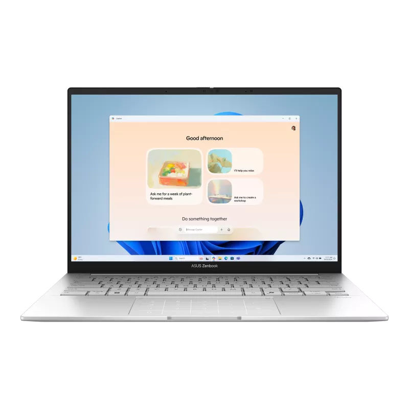 Ноутбук Asus Zenbook 14 OLED UX3405CA285 (Ultra 9 285H 2.9ГГц/14.0" 2880x1800, 120Hz/32Gb/1Tb SSD/intel Arc Graphics 140T/Win 11 Home) Silver