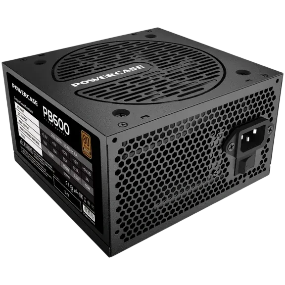 Блок питания Powercase 600W PB600 Black (PS-600B-DC) купить по выгодной цене! 