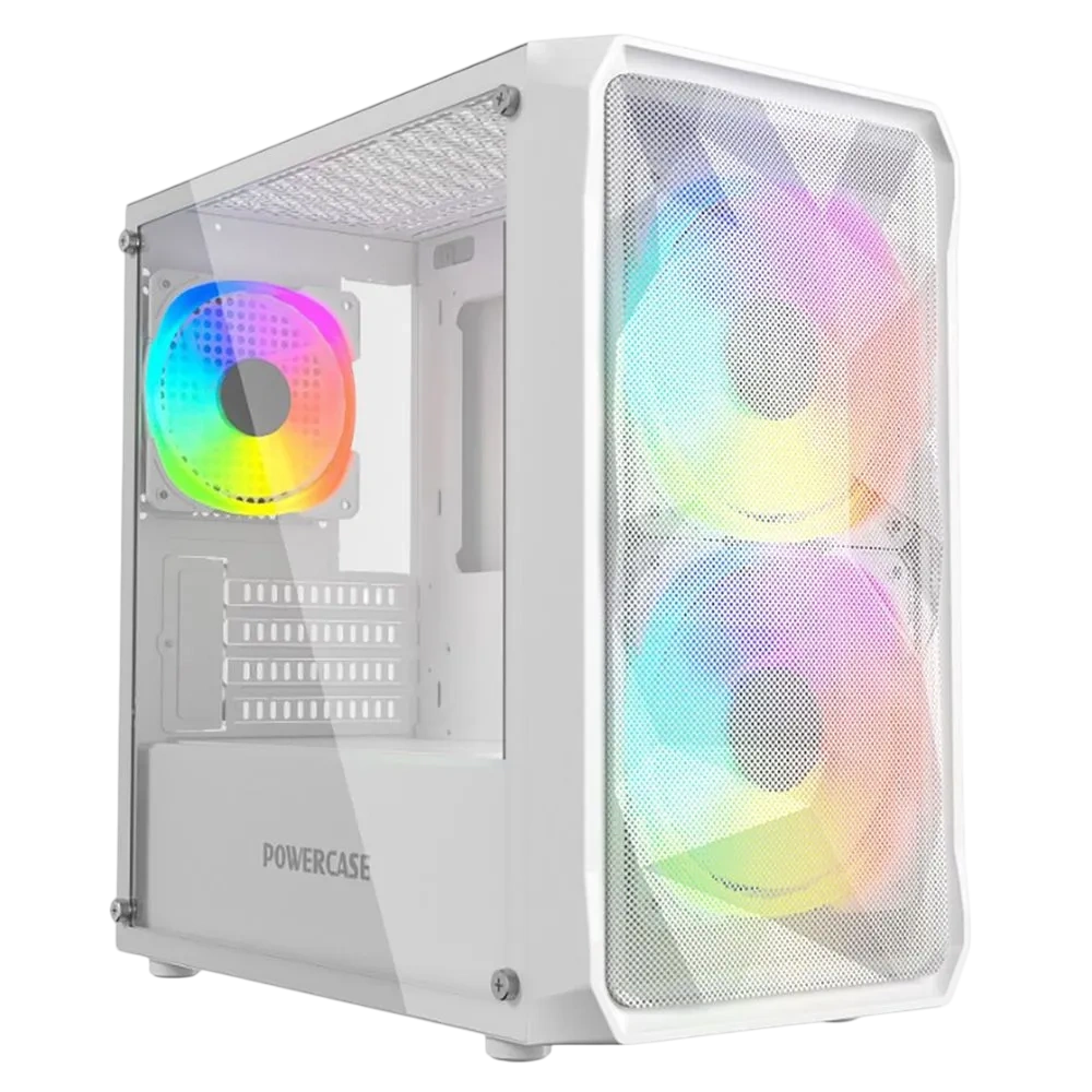 Компьютерный корпус Powercase Mistral Micro A3W TG ARGB White (CMMAW-A3) купить по выгодной цене! 