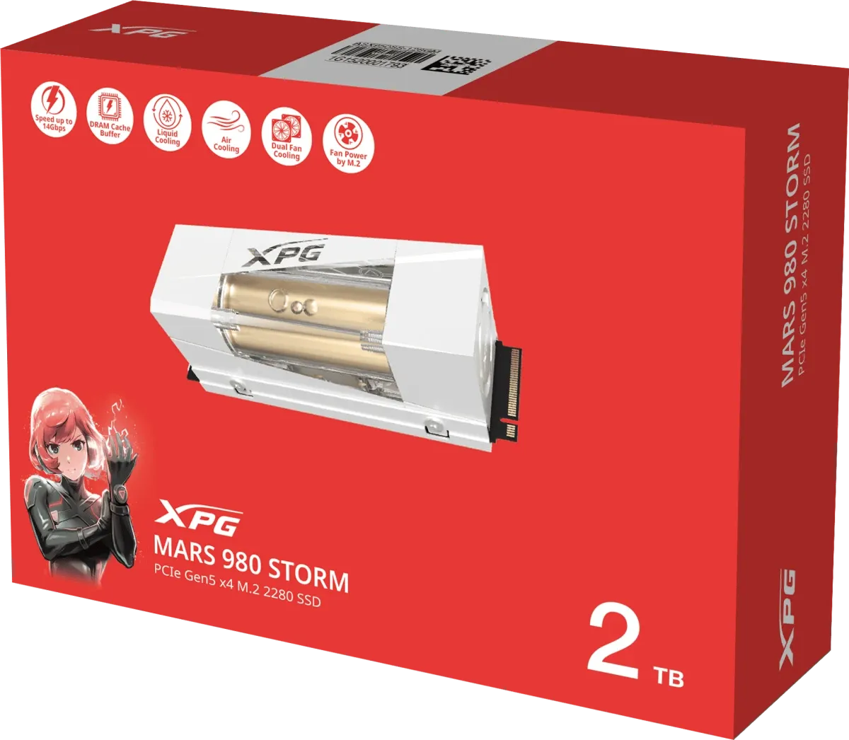 Твердотельный накопитель ADATA XPG 2000 Gb MARS 980 STROM (SMAR-980S-2TCI)