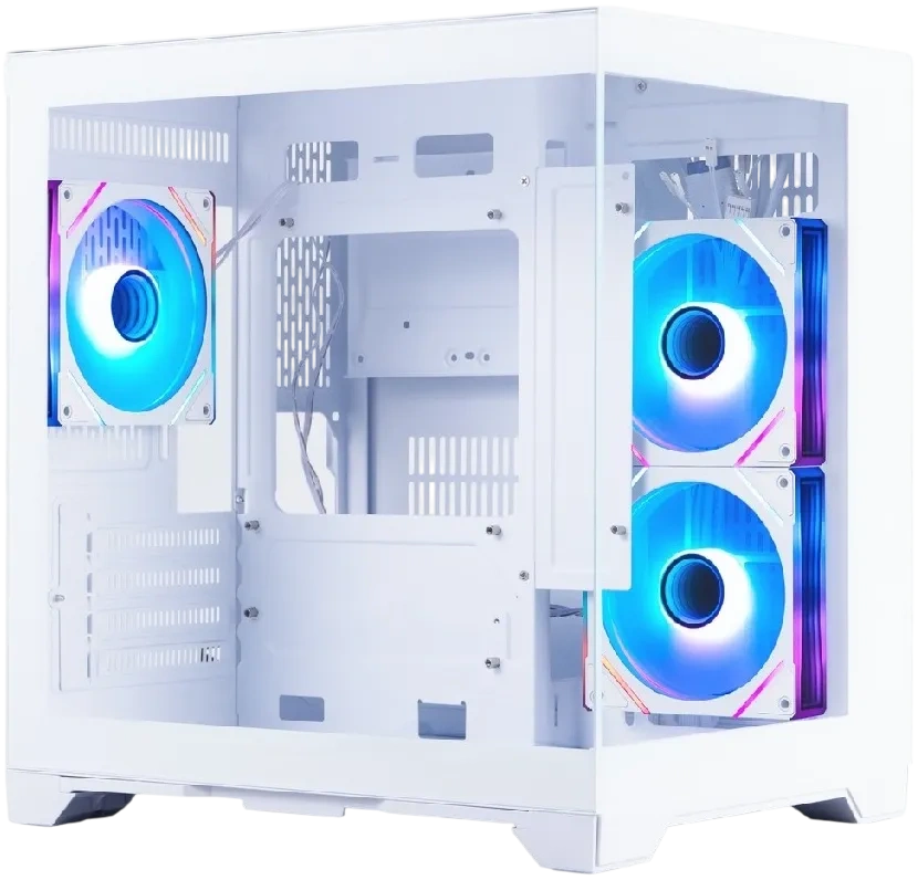 Компьютерный корпус 1STPLAYER MEGAVIEW MV5-TP ARGB White (MV5-TP-WH-2FC7R-W-1FC7-W) купить по выгодной цене! 