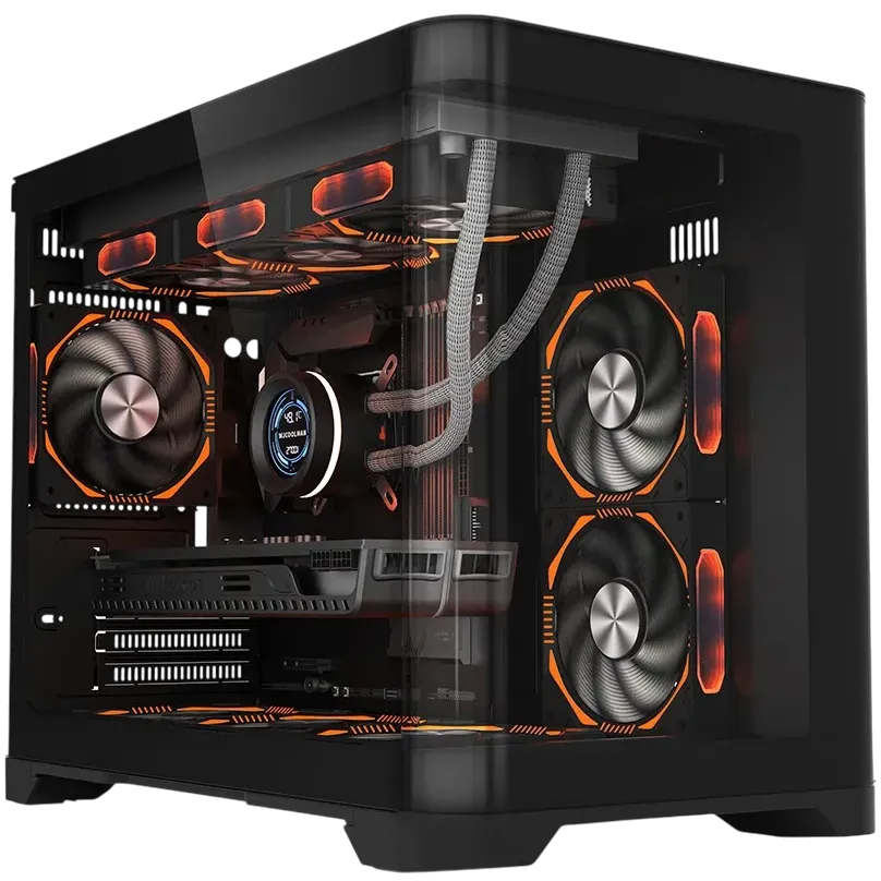 Компьютерный корпус 1STPLAYER UVIEW UV6 Black (UV6-BK) купить по выгодной цене! 