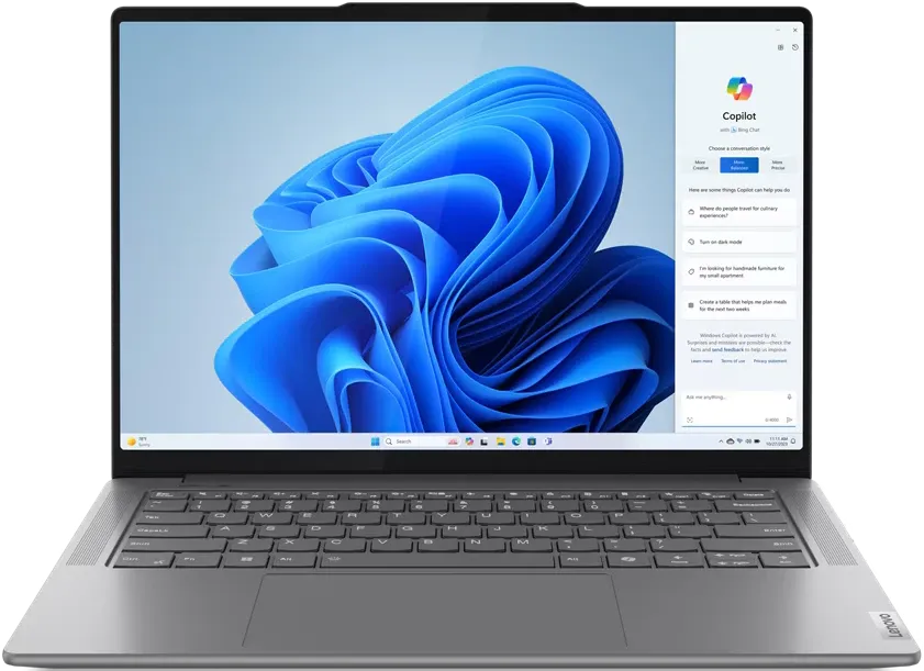 Ноутбук Lenovo Yoga Pro 7 14AHP9 (Ryzen 7 8845HS/14" 2.5K/16Gb/1 Тб SSD/RTX 3050/Win 11 Pro) 83E30001US, Серый Ноутбук Lenovo Yoga Pro 7 14AHP9 (Ryzen 7 8845HS/14" 2.5K/16Gb/1 Тб SSD/RTX 3050/Win 11 Pro) 83E30001US, Серый