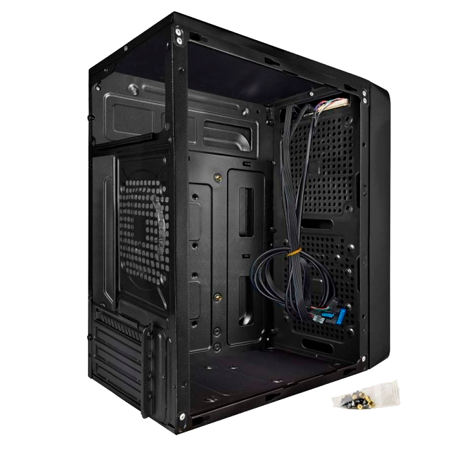 Компьютерный корпус (LP) mATX, сталь, блок питания 450 Вт, 2xUSB на ...