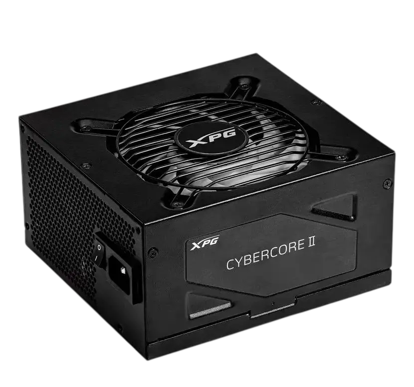 Блок питания XPG CYBERCORE II 1000 Platinum (ATX 3.0 1000W, Full Modular, PWM 120mm NIDEC fan, 80+ Platinum, all Japanese capasitors) RET