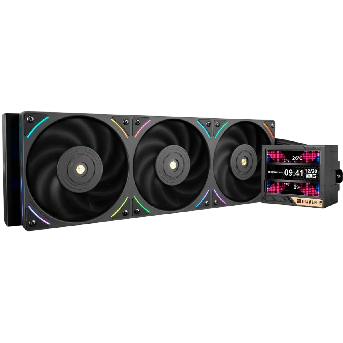 Thermalright Система водяного охлаждения Mjolnir Vision 360 UB Pro ARGB Black / 3x120mm ARGB PWM Fans / TRMV360UBPROAB