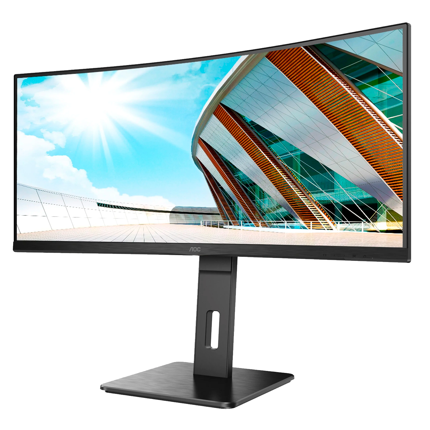 Монитор AOC p270sh. 34" AOC cu34p2a. Монитор AOC cu34p2a 34" черный. Монитор AOC 34 дюйма.