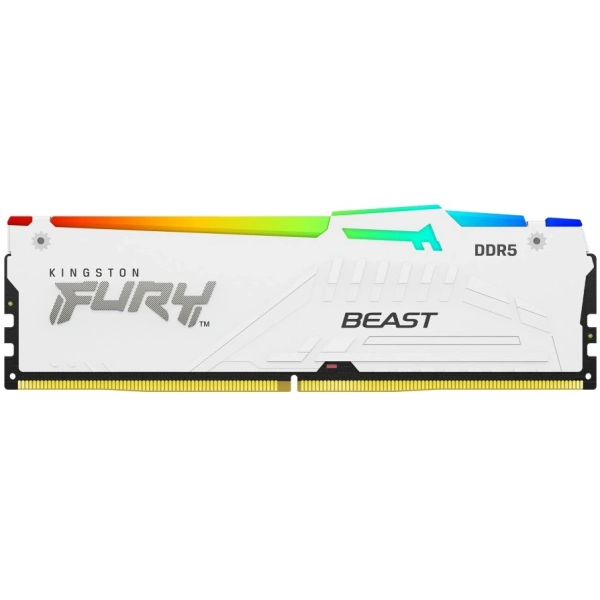 Оперативная память 16 Gb 5600 MHz Kingston FURY Beast RGB White (KF556C36BWEA-16) купить по выгодной цене! 