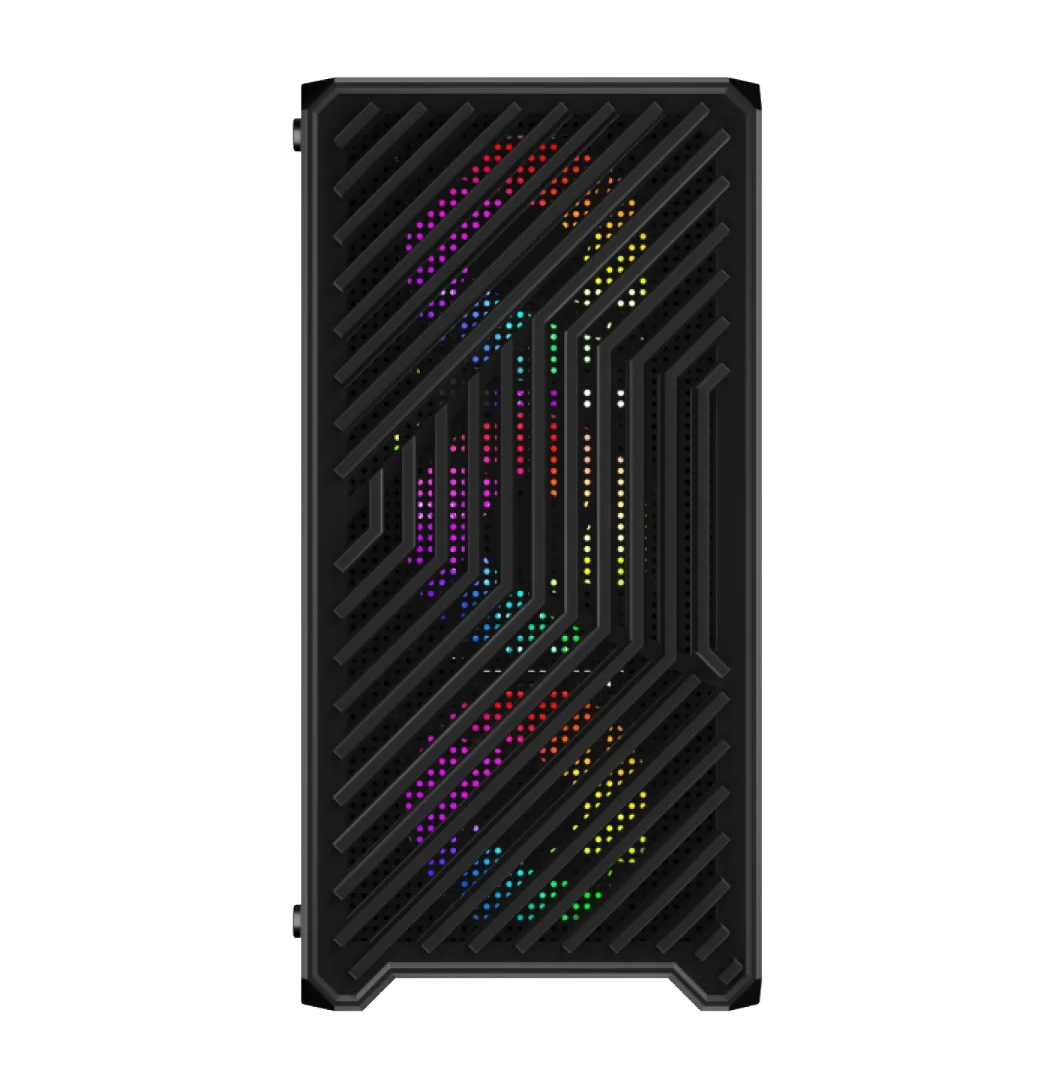 Компьютерный корпус 1STPLAYER TRILOBITE T5 Black / mATX, TG / 4x120mm ...