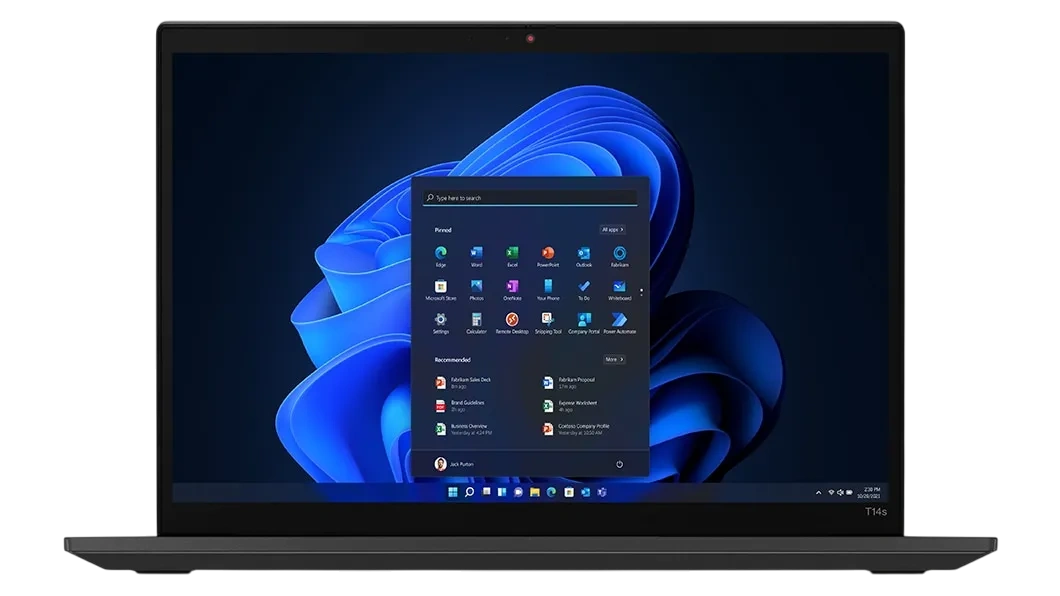 Ноутбук Lenovo ThinkPad T14s Gen 4 (Core i5 1335U/14"/FHD+/16GB/512GB SSD/Iris Xe/4G LTE/5G/Win 11 Pro) 21F6002JRT - фото