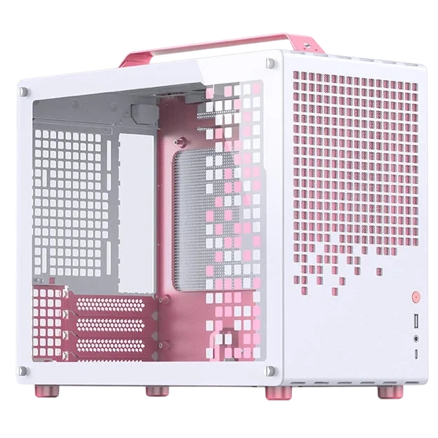 Компьютерный корпус JONSBO Jonsplus Z20 TG Pink/White купить по выгодной цене! 