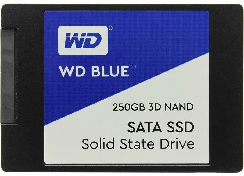Твердотельный накопитель SSD 250 ГБ 2.5" SATA Western Digital Blue (WDS250G3B0A) купить по выгодной цене! 