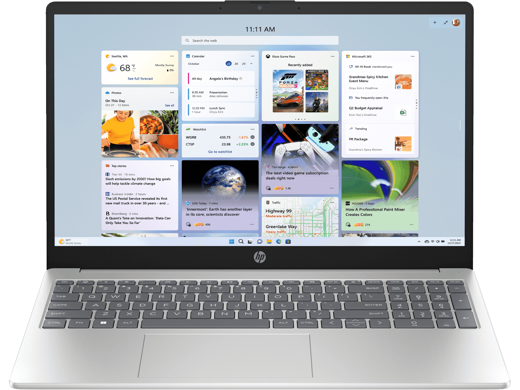 Ноутбук HP Star Book 15-fd1250tu (Core Ultra 5/15.6" FHD/16Gb/512Gb SSD/Intel Arc/Win 11 Home) Silver - фото