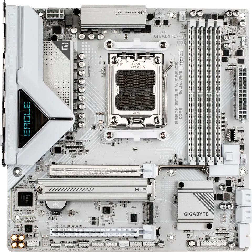 Материнская плата Gigabyte B850M EAGLE WIFI6E ICE купить по выгодной цене! 