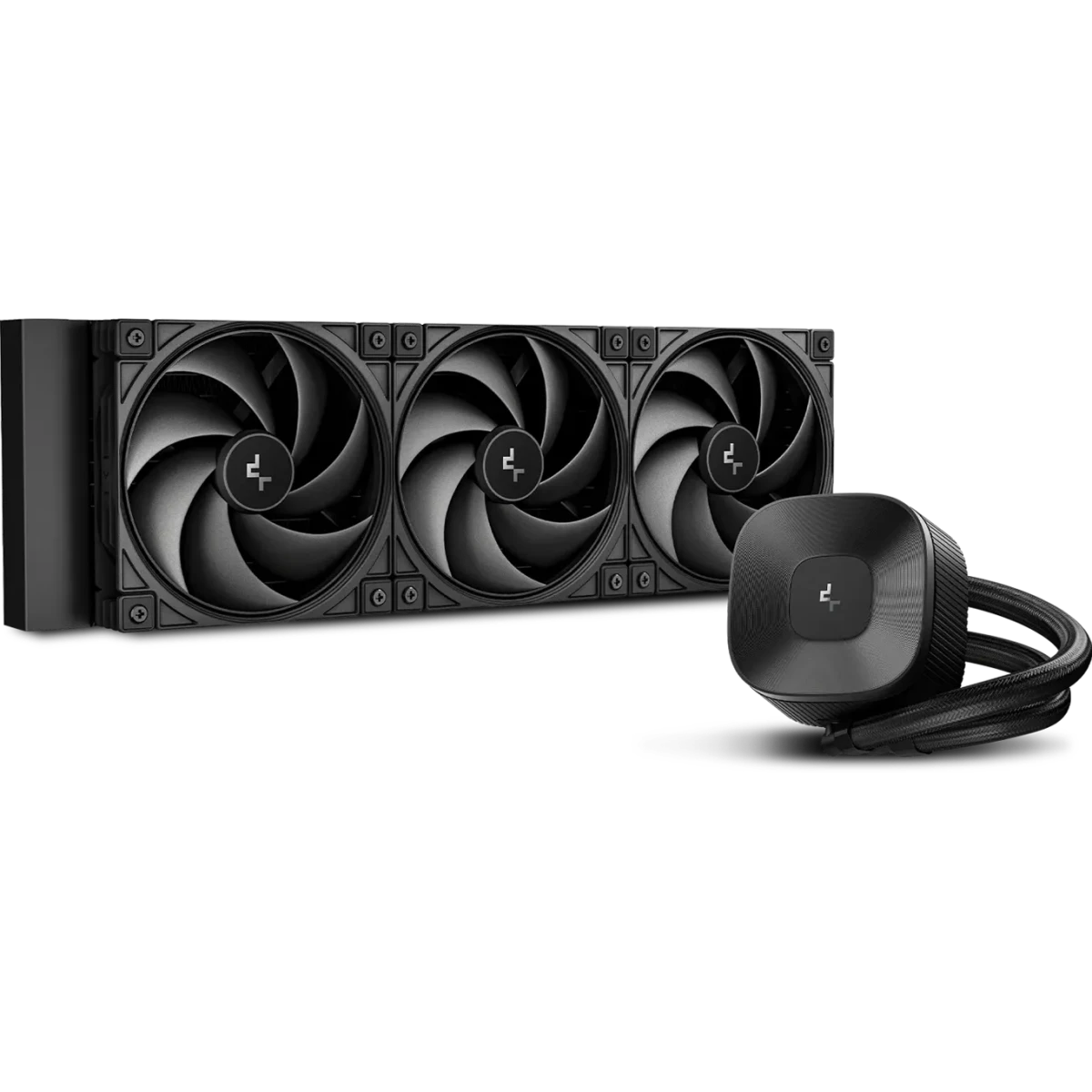 Система водяного охлаждения DEEPCOOL LE360 V2 ZERO DARK LGA1851/1700/1200/115X/AM5/AM4 (6шт/кор,TDP 300W, ARGB PUMP, Anti-Leak edition, PWM, TRIPLE FAN) RET