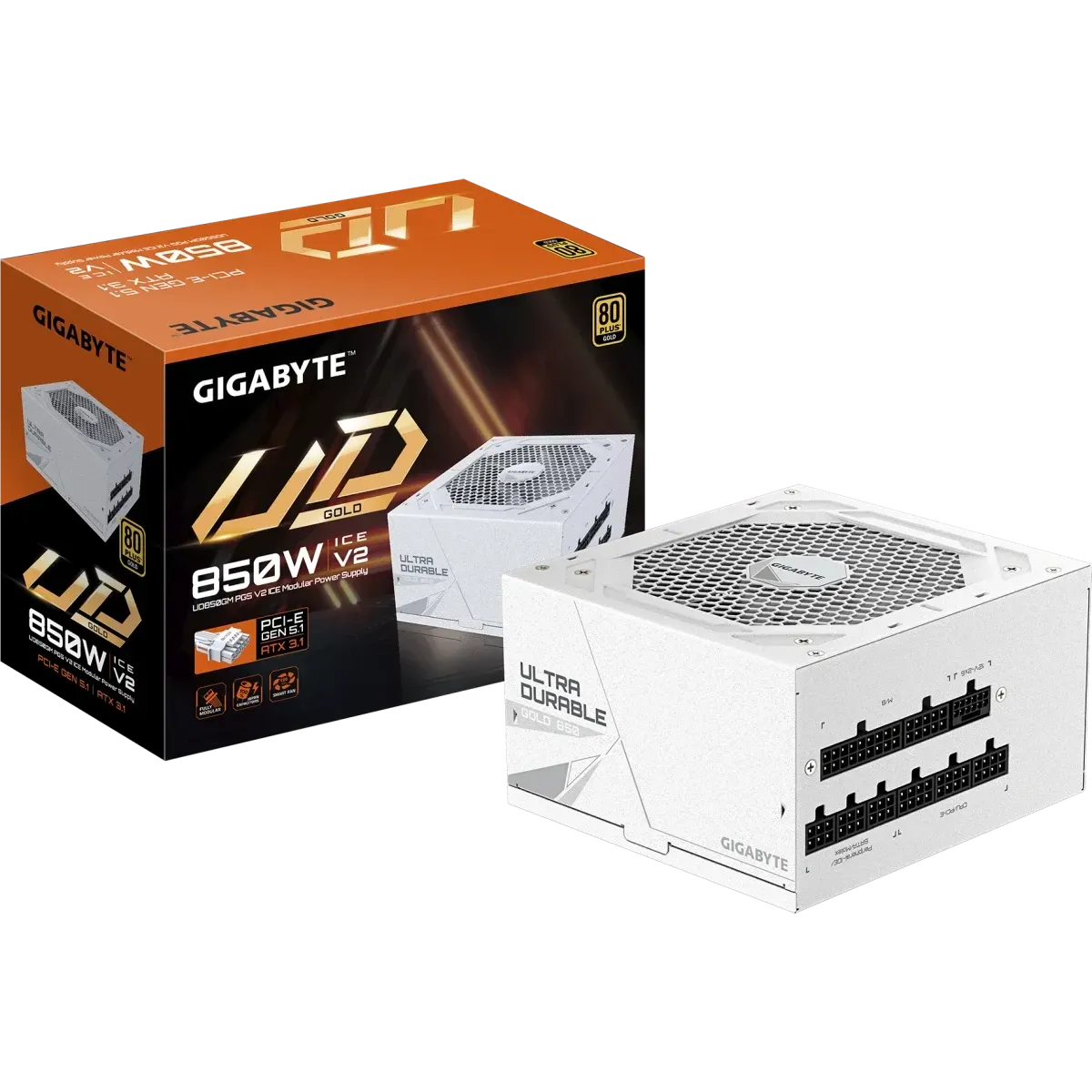 Блок питания Gigabyte 850W GP-UD850GM PG5 V2 ICE
