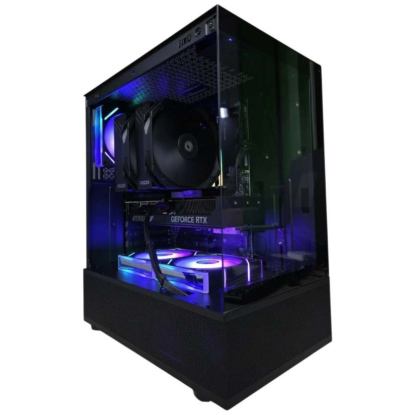 Офисный компьютер 990513 (Core i3-14100 3,5 ГГц/Intel B760/32 ГБ DDR5 6  ГГц/1024 ГБ SSD/Wi-Fi/650W/1STPLAYER MIKU Mi7-A ARGB Black) - купить! 