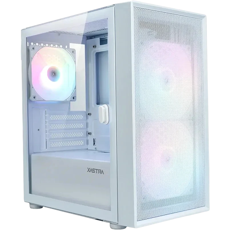 Компьютерный корпус XASTRA A305M 3FRGB TG White (A305M-2FC14F-1FC12F-D-WH) купить по выгодной цене! 
