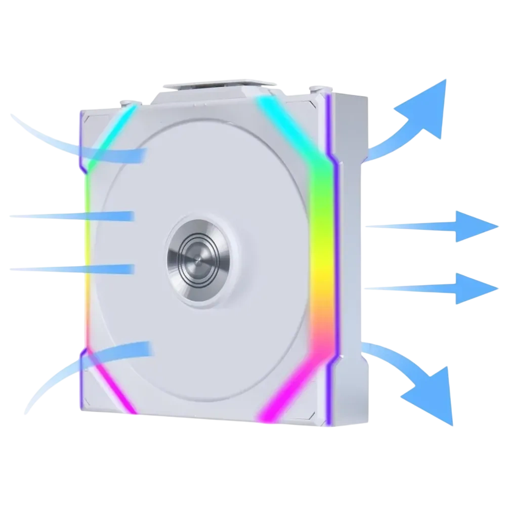 Вентилятор для корпуса Lian Li UNI FAN SL WIRELESS 120 ARGB White 12SL1W1W (G99.12SL1W1W.R0)