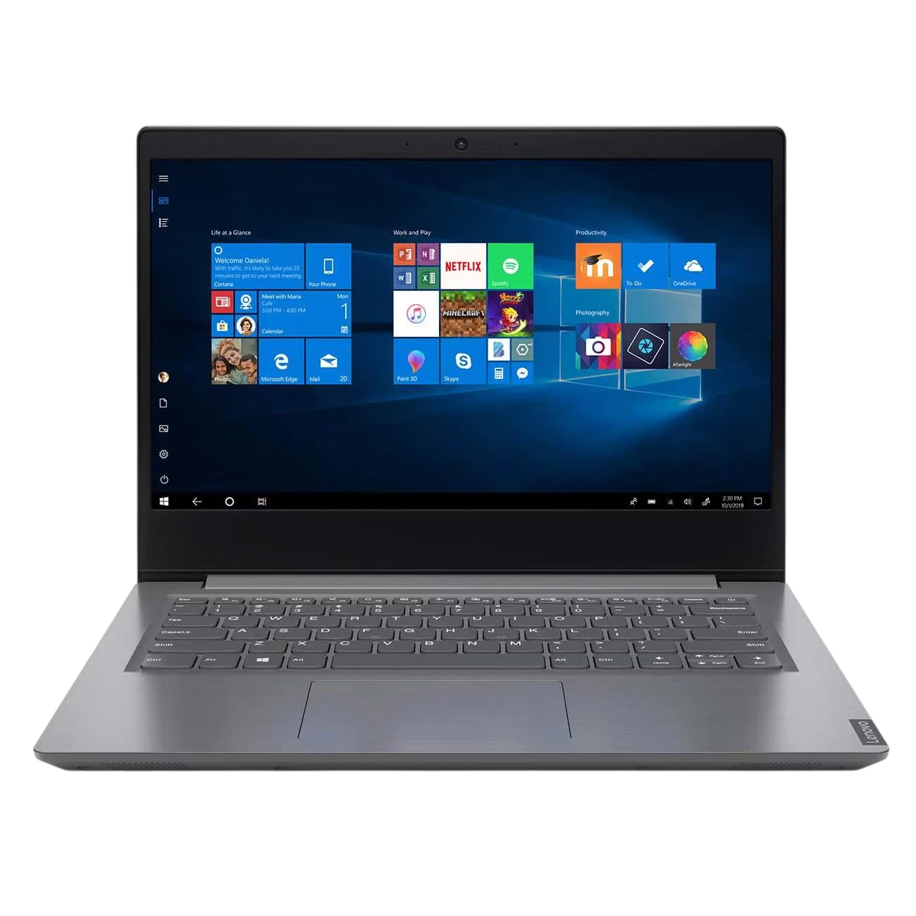 Ноутбук Lenovo V14-IIL (Core i7 1065G1 1.3Ghz/14" FHD/8Gb/256Gb SSD/Intel UHD Graphics/Wi-Fi/Bluetooth/Win 10 Pro) 82C400S6RU, Grey